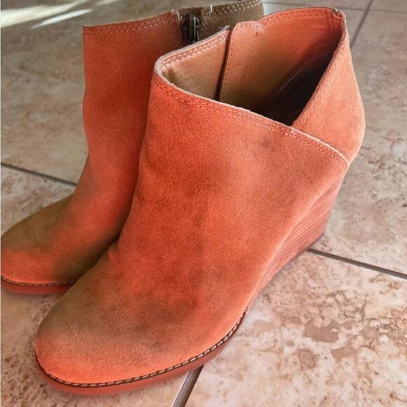 Excellent condition lucky brand wedge boots - Picture 2 of 13